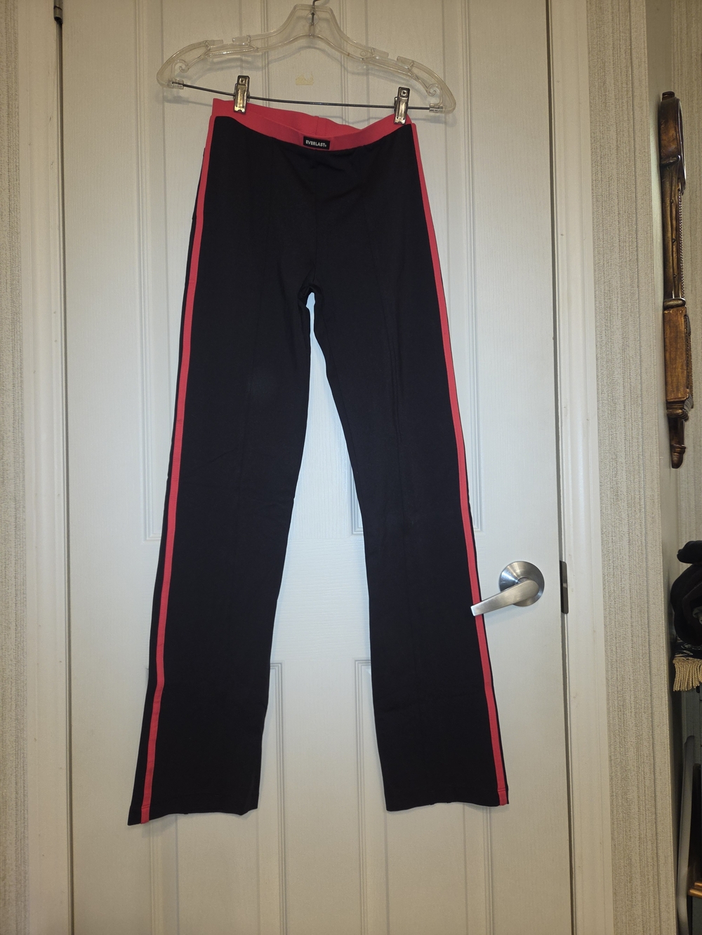 Everlast Black Pants with Bright Pink Waistband